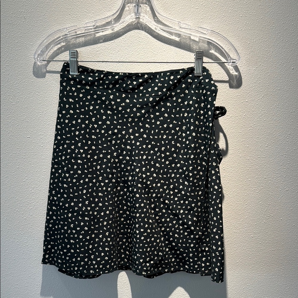 Brandy Melville Mini Wraparound Skirt
